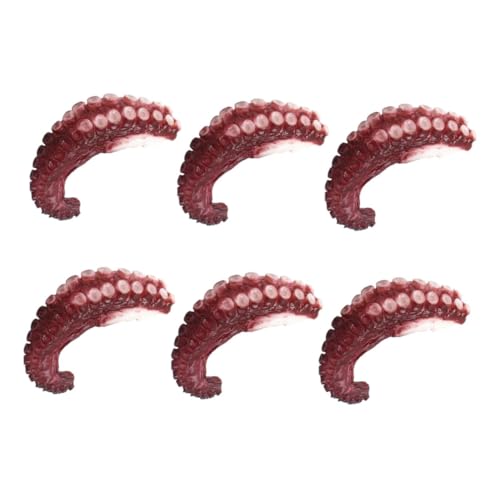 Balacoo 6 Stück Teiliges Künstliches Octopus Tentakel Realistische Deko ohne Wartung Leichte Meeresfrüchte Attrappe für Unterwasser Fotoshooting und Partydekoration Balacoo 6 Stück Teiliges Künstliches Octopus Tentakel Realistische Deko ohne Wartung Leichte Meeresfrüchte Attrappe für Unterwasser Fotoshooting und Partydekoration von balacoo