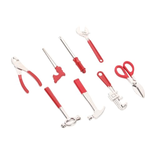 Balacoo 8 Stück Teiliges Miniatur Werkzeugset mit Hammer und Schraubenschlüssel für Puppenhausdekoration Vielseitige DIY Bastelwerkzeuge und Kreative Fotorequisiten für Sammler und Balacoo 8 Stück Teiliges Miniatur Werkzeugset mit Hammer und Schraubenschlüssel für Puppenhausdekoration Vielseitige DIY Bastelwerkzeuge und Kreative Fotorequisiten für Sammler und von balacoo