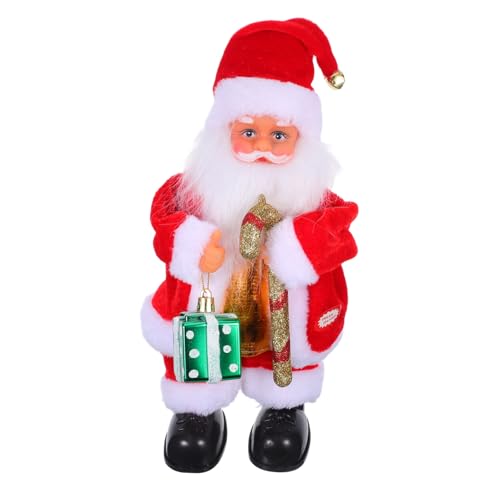 Balacoo Elektrische Weihnachtsmann Dekoration mit Musik und Beweglichen Kleine Santa Figur für Festliche Weihnachtsdeko und Party Sicher und Vielseitig für Regal Schreibtisch Kamin Balacoo Elektrische Weihnachtsmann Dekoration mit Musik und Beweglichen Kleine Santa Figur für Festliche Weihnachtsdeko und Party Sicher und Vielseitig für Regal Schreibtisch Kamin von balacoo