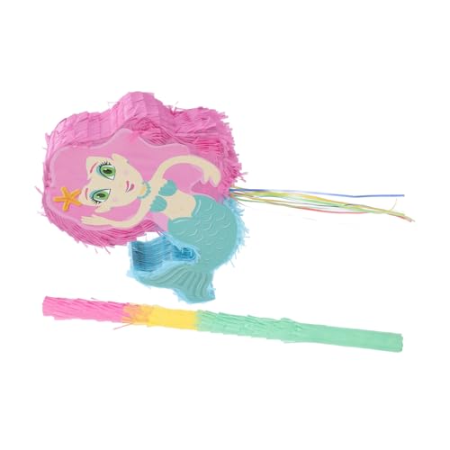 Balacoo Große Meerjungfrau Pinata mit Stick für Kindergeburtstag Einfache Montage Verspieltes Design Vielseitige Partydekoration für Familie Schule und Freizeitspaß Balacoo Große Meerjungfrau Pinata mit Stick für Kindergeburtstag Einfache Montage Verspieltes Design Vielseitige Partydekoration für Familie Schule und Freizeitspaß von balacoo