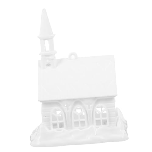 Balacoo Miniatur Schneeschloss Modell aus Langlebige Weihnachtsdeko für Tisch Büro Wohnzimmer Wetterfest Weißes Mini Haus für Festliche Szenen Vielseitig Einsetzbar Balacoo Miniatur Schneeschloss Modell aus Langlebige Weihnachtsdeko für Tisch Büro Wohnzimmer Wetterfest Weißes Mini Haus für Festliche Szenen Vielseitig Einsetzbar von balacoo