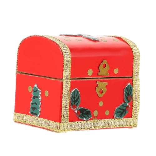 Balacoo Puppenhaus Deko DIY Geschenkbox Rot Festliche Atmosphäre Realistisches Modell Exquisit für Puppenhaus Zubehör Balacoo Puppenhaus Deko DIY Geschenkbox Rot Festliche Atmosphäre Realistisches Modell Exquisit für Puppenhaus Zubehör von balacoo