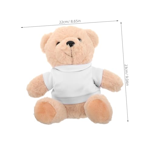Balacoo Sublimations Kuschelig Plüschtier mit Blanko T Shirt DIY Bedruckbar Geburtstag Weihnachten für Erwachsene Dekorativ Vielseitig Balacoo Sublimations Kuschelig Plüschtier mit Blanko T Shirt DIY Bedruckbar Geburtstag Weihnachten für Erwachsene Dekorativ Vielseitig von balacoo