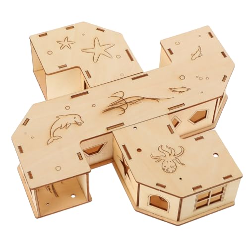 Hamster-Tunnel-Spielzeug H?lzerne Guinea- - Versteck Kreatives Labyrinthhaus Hamster Verstecken Hamsterburg Aus Holz Kleines Haustierspielzeug Chinchilla Zwinger Hölzern Pipeline Hamster-Tunnel-Spielzeug H?lzerne Guinea- - Versteck Kreatives Labyrinthhaus Hamster Verstecken Hamsterburg Aus Holz Kleines Haustierspielzeug Chinchilla Zwinger Hölzern Pipeline von balacoo