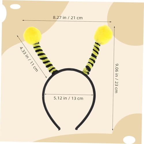 balacoo 12 Stück Teiliges Bienen Antennen Haarreif für Frauen Leichtes Kostümzubehör Verarbeitung Komfortabel für Faschingskostüm Party und Halloween Modischer Haarschmuck balacoo 12 Stück Teiliges Bienen Antennen Haarreif für Frauen Leichtes Kostümzubehör Verarbeitung Komfortabel für Faschingskostüm Party und Halloween Modischer Haarschmuck von balacoo