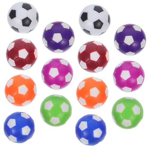 balacoo 14 Stück Teiliges Bunte Tischkicker Bälle für Mini Tischfußball Kinderfreundlich Reibungsarm für Flüssiges Spiel Leicht zu Reinigen für Familienunterhaltung und Indoor Spaß von balacoo