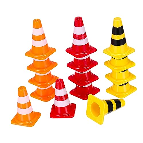 balacoo 15 Stück Teiliges Mini Verkehrszeichen Spielset aus Robustem Kunststoff Realistische Mini Straßenkegel in Rot Gelb und Orange Pädagogisches Lernspielzeug für Verkehrssicherheit balacoo 15 Stück Teiliges Mini Verkehrszeichen Spielset aus Robustem Kunststoff Realistische Mini Straßenkegel in Rot Gelb und Orange Pädagogisches Lernspielzeug für Verkehrssicherheit von balacoo
