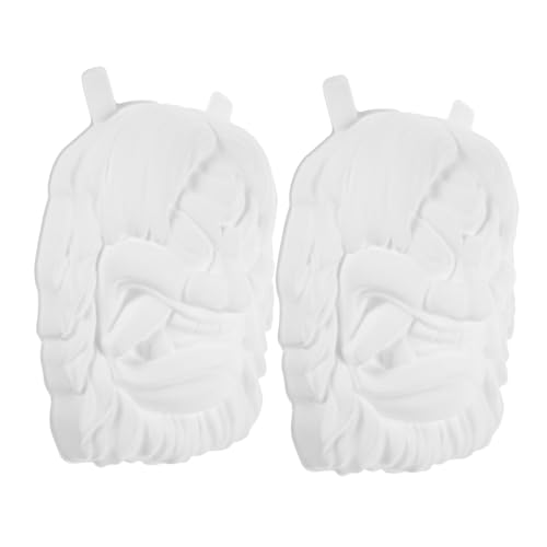 balacoo 2 Stück DIY PVC Maske zum Bemalen Leichte Unbemalte Karnevalsmaske für Jugendliche Kreative Bastelmaske zum Selbstgestalten Handliche Party Maskerade balacoo 2 Stück DIY PVC Maske zum Bemalen Leichte Unbemalte Karnevalsmaske für Jugendliche Kreative Bastelmaske zum Selbstgestalten Handliche Party Maskerade von balacoo