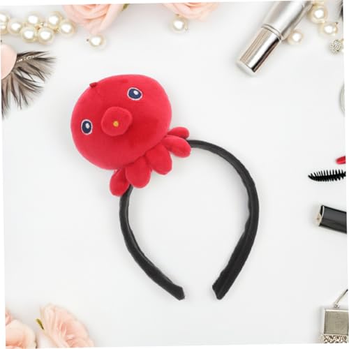 balacoo 2 Stück Rotes Octopus Stirnband Langlebiges Meerestier Haarreif Vielseitiges Unterwasser Party Zubehör für Geburtstagsfeiern Strand und Cosplay Events Fotofreundlich und Robust von balacoo