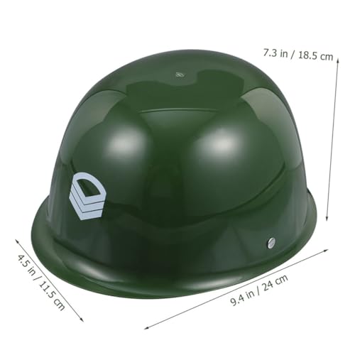 balacoo 2 Stück Teiliges Army Hüte aus Robustem Kunststoff Verstellbare Soldatenmützen für Rollenspiele für Halloween Camouflage Partys und Gruppenspiele von balacoo