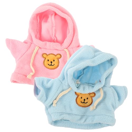 balacoo 2 Stück Teiliges Bärenpuppenkleidung Wiederverwendbare Kuscheltierkleidung Niedliche Dekorative Sweatshirts für Plüschtiere Passend für Puppen und Stofftiere balacoo 2 Stück Teiliges Bärenpuppenkleidung Wiederverwendbare Kuscheltierkleidung Niedliche Dekorative Sweatshirts für Plüschtiere Passend für Puppen und Stofftiere von balacoo