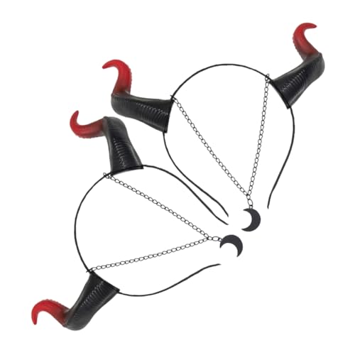 balacoo 2 Stück Teiliges Ox Horn Stirnband Halloween Haarreif Cosplay Party Dekoration Leichtes Kunststoffaccessoire Karneval Kostüm Zubehör balacoo 2 Stück Teiliges Ox Horn Stirnband Halloween Haarreif Cosplay Party Dekoration Leichtes Kunststoffaccessoire Karneval Kostüm Zubehör von balacoo