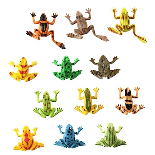 balacoo 24 Stück Teiliges PVC Froschmodell Realistische Mini Tierfiguren Kreative Spielzeugdekoration für Sammler von balacoo