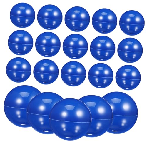 balacoo 25 Stück Blaue Hohle Kunststoff Lotteriekugeln Durchmesser Nummerierte Spielbälle für Party Tombola und Langlebig und von balacoo