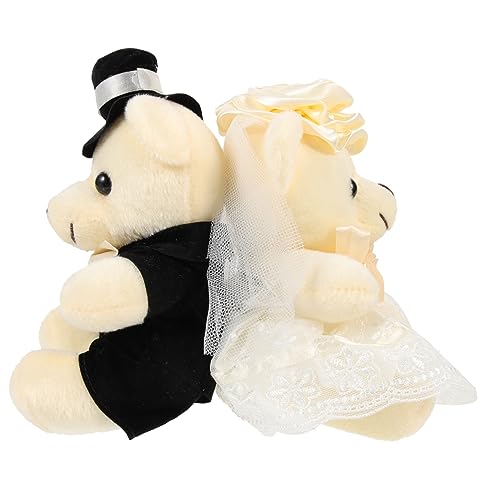 balacoo 2Stücke Hochzeitsbären Plüschbär Hochzeitsgeschenk Dekorative Bärenpuppen für Große Stofftiere für Festliche Anlässe Langlebige und Verarbeitung balacoo 2Stücke Hochzeitsbären Plüschbär Hochzeitsgeschenk Dekorative Bärenpuppen für Große Stofftiere für Festliche Anlässe Langlebige und Verarbeitung von balacoo