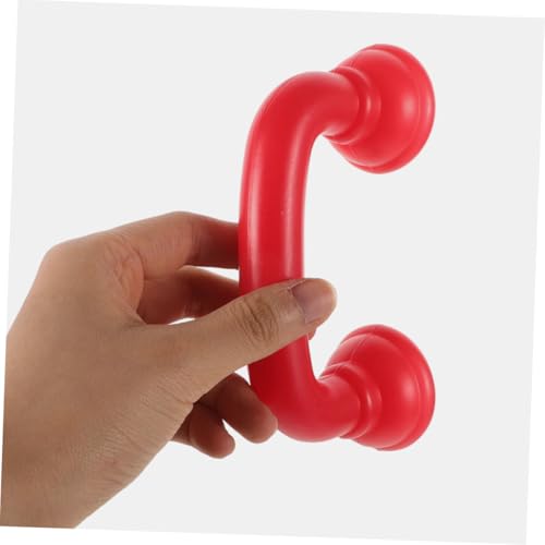 balacoo 4 Stück Teiliges Flüstertelefon Realistisches Kunststoff Mobilteil in Gelb Grün Blau Rot Fördert Sprachentwicklung und Fantasiespiel Kompakt und Tragbar für Unterwegs von balacoo