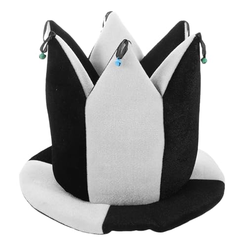 balacoo Clownhut Multipunkte Design Partyhut mit Glocken Karneval Kostümzubehör für Erwachsene Halloween Fasching Geburtstagsfeier Verkleidung von balacoo