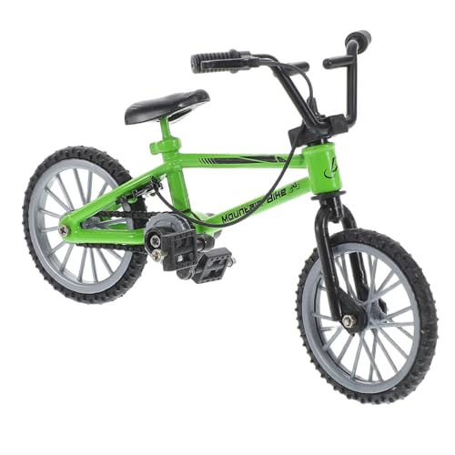 balacoo Dollhouse Miniatur Fahrrad Grün mit Bremshebel Detailgetreu Stabiles Modell Puppenhaus Deko für Foto Requisiten Sammler Zubehör balacoo Dollhouse Miniatur Fahrrad Grün mit Bremshebel Detailgetreu Stabiles Modell Puppenhaus Deko für Foto Requisiten Sammler Zubehör von balacoo