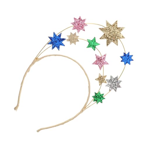 balacoo Glitzerstern Haarreif Damen Fünf Punkte Stern Kopfschmuck Verstellbar Party Geburtstag Karneval Accessoire Leicht und Komfortabel balacoo Glitzerstern Haarreif Damen Fünf Punkte Stern Kopfschmuck Verstellbar Party Geburtstag Karneval Accessoire Leicht und Komfortabel von balacoo