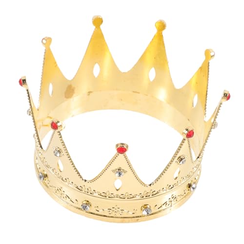 balacoo Goldene Schmuckkrone Haarreif Geburtstag Party Leicht Stabiles Design Mädchen Accessoire für Festliche Anlässe und Kostüme von balacoo