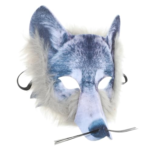 balacoo Halloween Wolf Maske Tiermaske für Party Cosplay Requisit Leicht und Bequem mit Feiner Verarbeitung für Kostüm Karneval Festival von balacoo