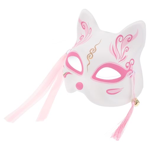 balacoo Mystische Fuchsgesichtsmaske Halbgesicht Japanischer Stil Komfortabel für Halloween Fasching Karneval Party Erwachsene Mädchen Cosplay Tierkostüm Zubehör balacoo Mystische Fuchsgesichtsmaske Halbgesicht Japanischer Stil Komfortabel für Halloween Fasching Karneval Party Erwachsene Mädchen Cosplay Tierkostüm Zubehör von balacoo