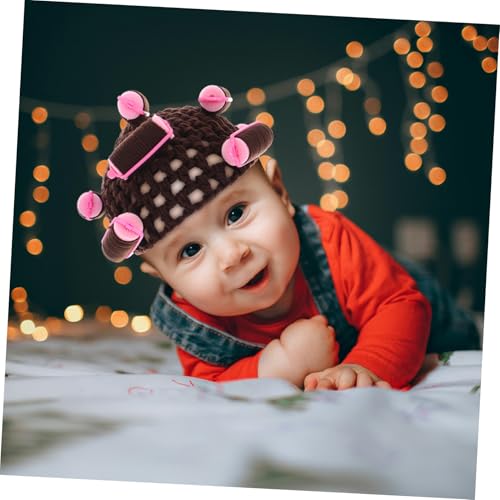 balacoo Neugeborenen Fotografie Zubehör Babymütze Häkelmütze mit Neugeborenen Kostüm Fotoshooting Hut für Jungen und Mädchen Vielseitige Party Requisiten von balacoo