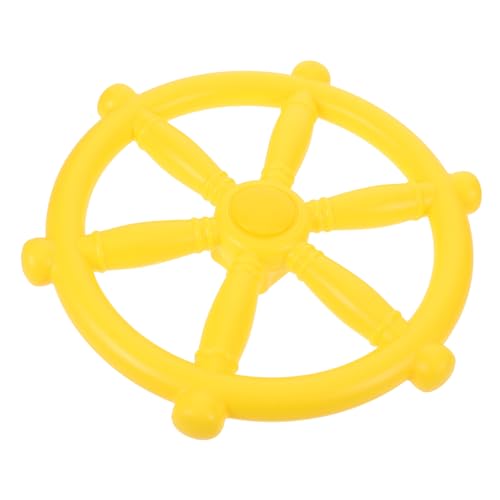 balacoo Piraten Kunststoff Lenkrad für Outdoor Spielhaus Zubehör Vielseitig Sicher mit Abgerundeten Kanten Farbenfroh für Schaukel Spielplatz von balacoo