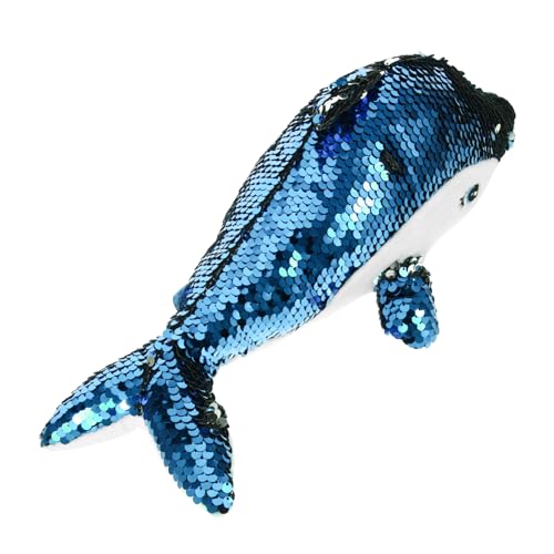 balacoo Plüsch Delfin Kuscheltier mit Pailletten Weiches Anschmiegsames Meeres Tier Kreative Simulation Niedliches Geburtstagsgeschenk für Blau balacoo Plüsch Delfin Kuscheltier mit Pailletten Weiches Anschmiegsames Meeres Tier Kreative Simulation Niedliches Geburtstagsgeschenk für Blau von balacoo