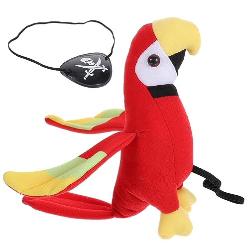 balacoo Plüsch Piratenpapagei Schulterprop mit Augenmaske Teiliges Kostümzubehör für Halloween Piraten Mottoparty und Cosplay Perfektes Accessoire für Fasching und Piratenpartys balacoo Plüsch Piratenpapagei Schulterprop mit Augenmaske Teiliges Kostümzubehör für Halloween Piraten Mottoparty und Cosplay Perfektes Accessoire für Fasching und Piratenpartys von balacoo