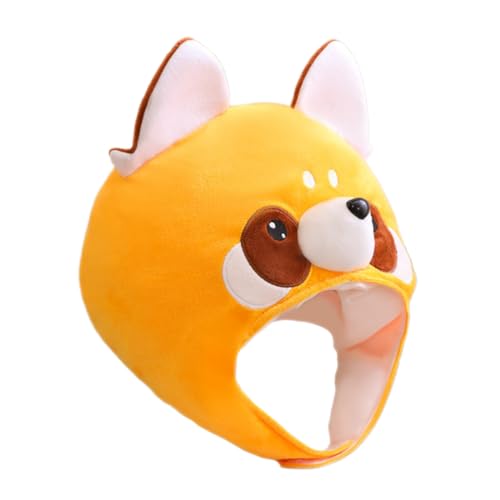 balacoo Plüsch Waschbär Hut Weiches Kuscheltier Kostüm Tiermütze Cartoon Design Wintermütze Komfortable Plüschkappe Für Fasching Halloween Fotorequisiten von balacoo
