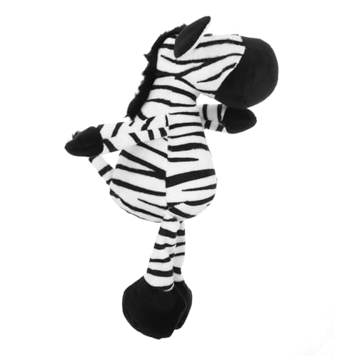 balacoo Plüsch Zebra Kuscheltier Weiches Liebenswertes Stofftier Dekoratives Zebra für Mädchenzimmer und Detailreich Verarbeitet Robust und Tragbar von balacoo