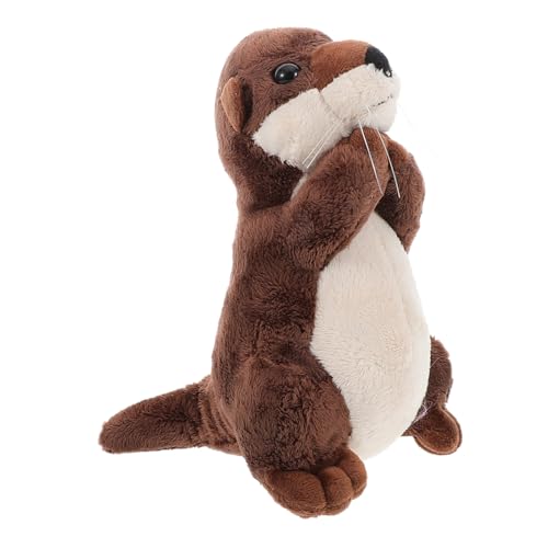 balacoo Realistisches Otter Kuscheltier Plüschspielzeug Weiches Stofftier Geschenkidee für Jungen und Mädchen Detailliertes Tier Plüschtier Warmes Kuscheltier für Altersgruppen von balacoo