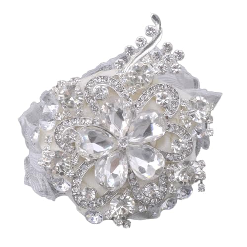 balacoo Silberne Brautjungfern Armbandblume aus Seide mit Elastisches Wristlet für Hochzeiten Brautduschen Partys und Festliche Anlässe Vielseitiges Hochzeitsschmuck Accessoire balacoo Silberne Brautjungfern Armbandblume aus Seide mit Elastisches Wristlet für Hochzeiten Brautduschen Partys und Festliche Anlässe Vielseitiges Hochzeitsschmuck Accessoire von balacoo