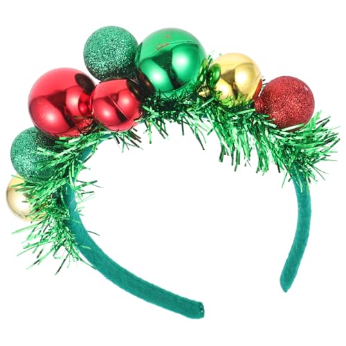 balacoo Weihnachts Stirnband Haarreif mit Bunten Weihnachtskugeln und Grünen Bändern Party Kopfschmuck für Festliche Weihnachtsfeier und Karneval balacoo Weihnachts Stirnband Haarreif mit Bunten Weihnachtskugeln und Grünen Bändern Party Kopfschmuck für Festliche Weihnachtsfeier und Karneval von balacoo