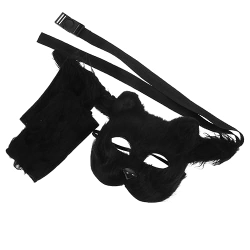 balacoo Wolf Kostüm Teilig mit Maske Handschuhen und Langlebig und Detailreich für Halloween Karneval Cosplay und Party Foto Requisiten Auffälliges Tierkostüm für Erwachsene von balacoo