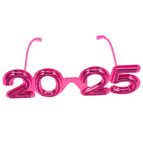 balacoo Year Party Sonnenbrille Lustige Tanzbrille Tragbarer Kunststoffrahmen Dekorative Brille für Festliche Feiern und Fotos von balacoo