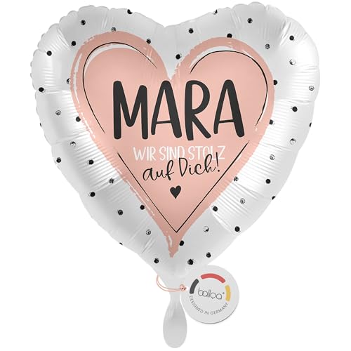 balloa Personalisierter Ballon XXL mit Namen, Geschenk zur Anerkennung, Rosa Herz aus Folie mit Wunschtext, Helium geeignet Luftballon, Dekoration für Mädchen Frauen, Stolz-Botschaft Deko, 53cm balloa Personalisierter Ballon XXL mit Namen, Geschenk zur Anerkennung, Rosa Herz aus Folie mit Wunschtext, Helium geeignet Luftballon, Dekoration für Mädchen Frauen, Stolz-Botschaft Deko, 53cm von balloa