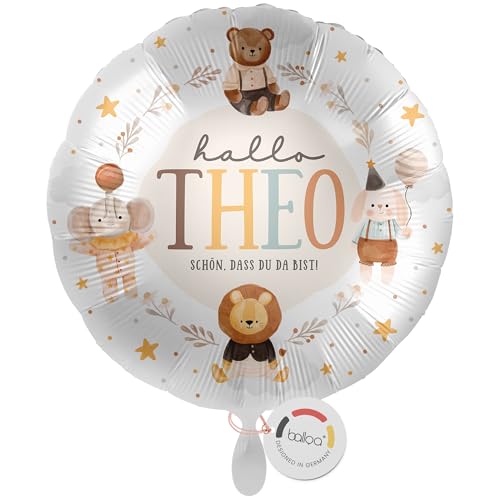 balloa Personalisierter Ballon XXL mit Namen, personalisiertes Geschenk zur Geburt, Helium Ballon für Babys, Babyparty Deko Junge Mädchen, Begrüßung Neugeborenes Geschenk Babyzimmer Erinnerung, 53cm balloa Personalisierter Ballon XXL mit Namen, personalisiertes Geschenk zur Geburt, Helium Ballon für Babys, Babyparty Deko Junge Mädchen, Begrüßung Neugeborenes Geschenk Babyzimmer Erinnerung, 53cm von balloa