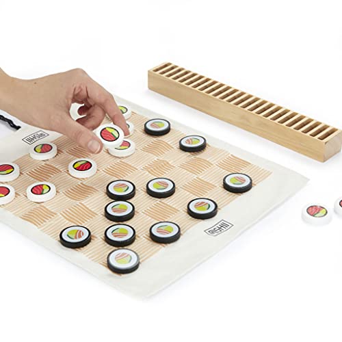 Balvi Brettspiel Dame Damakis Originelles klassisches Dame-Spiel im Sushi-Design Holz von balvi