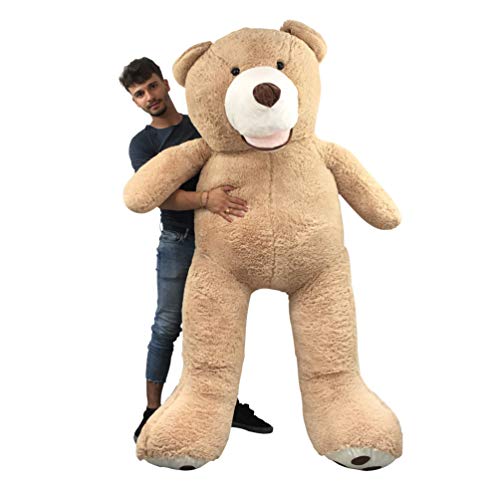 Banabear Lerosier Teddy trägt Riesenplüsch von 130 bis 340 cm !! Teddybär Teddybär Riesiger Bär (Hellbraun, 200 cm) von bananair