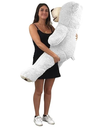 Banabear Lerosier Teddy trägt Riesenplüsch von 130 bis 340 cm !! Teddybär Teddybär Riesiger Bär (Weiß, 130 cm) von bananair