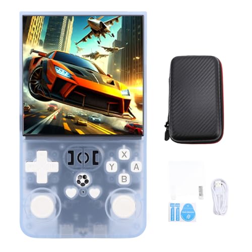banapoy Retro Handheld Game Console, 4 Zoll Bildschirm Tragbare Retro -Gaming -Konsole in 60 Emulatoren, Pocket Classic Video Gaming Player für Reisen (Blue) von banapoy