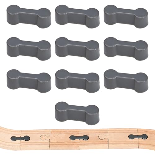 10 Stück Holzschienen Adapter Verbinder,Holzeisenbahn Zubehör,Holzeisenbahn Zubehör Wiederverwendbare,Holzeisenbahn Schienen,Dauerhaft Holzeisenbahn Erweiterung für Spielzeugeisenbahnen 10 Stück Holzschienen Adapter Verbinder,Holzeisenbahn Zubehör,Holzeisenbahn Zubehör Wiederverwendbare,Holzeisenbahn Schienen,Dauerhaft Holzeisenbahn Erweiterung für Spielzeugeisenbahnen von banjiabb