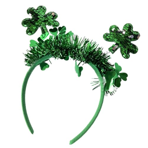 baojielai Kobold Blingbling Stirnband Kleeblatt Grün Kopfbedeckung Lametta Foto Requisiten Irish Day Party Kopfbedeckung Irish Day baojielai Kobold Blingbling Stirnband Kleeblatt Grün Kopfbedeckung Lametta Foto Requisiten Irish Day Party Kopfbedeckung Irish Day von baojielai