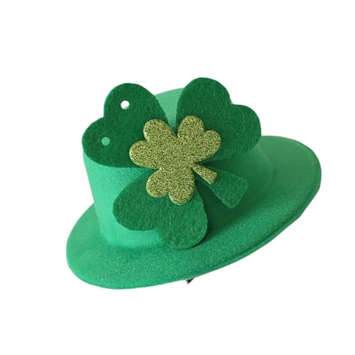 baojielai StPatricks Day Grüner Zylinder Hut Haarspange Festival Irish National Day Kostüm Zubehör Hut für Feier und Partys baojielai StPatricks Day Grüner Zylinder Hut Haarspange Festival Irish National Day Kostüm Zubehör Hut für Feier und Partys von baojielai