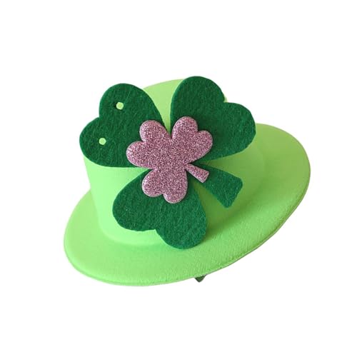 baojielai StPatricks Day Grüner Zylinder Hut Haarspange Festival Irish National Day Kostüm Zubehör Hut für Feier und Partys baojielai StPatricks Day Grüner Zylinder Hut Haarspange Festival Irish National Day Kostüm Zubehör Hut für Feier und Partys von baojielai