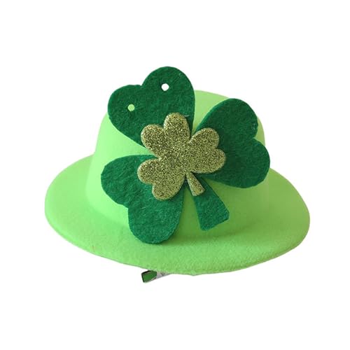 baojielai StPatricks Day Grüner Zylinder Hut Haarspange Festival Irish National Day Kostüm Zubehör Hut für Feier und Partys baojielai StPatricks Day Grüner Zylinder Hut Haarspange Festival Irish National Day Kostüm Zubehör Hut für Feier und Partys von baojielai
