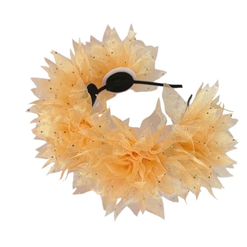 baojielai Tüll Flapper Stirnbänder Karneval Abschlussball Tänzer Kopfschmuck für Party Karneval Feiern Kopfbedeckung Haarstyling von baojielai