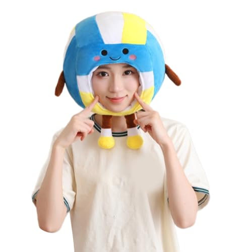 baojielai Volleyball-förmige Kopfbedeckungen mit Cartoon-Händen und Füßen, Zubehör für Sportveranstaltungen, Cosplay und Themenpartys baojielai Volleyball-förmige Kopfbedeckungen mit Cartoon-Händen und Füßen, Zubehör für Sportveranstaltungen, Cosplay und Themenpartys von baojielai